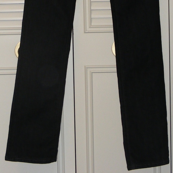 Paige Hidden Hills Straight in Black Sea Blue 24 - Picture 2 of 4